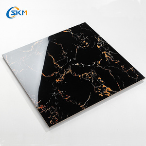 Glossy Porcelain Marble Tile For Floor Polished Wall Tile Non-slip Bathroom Ceramic Tiles