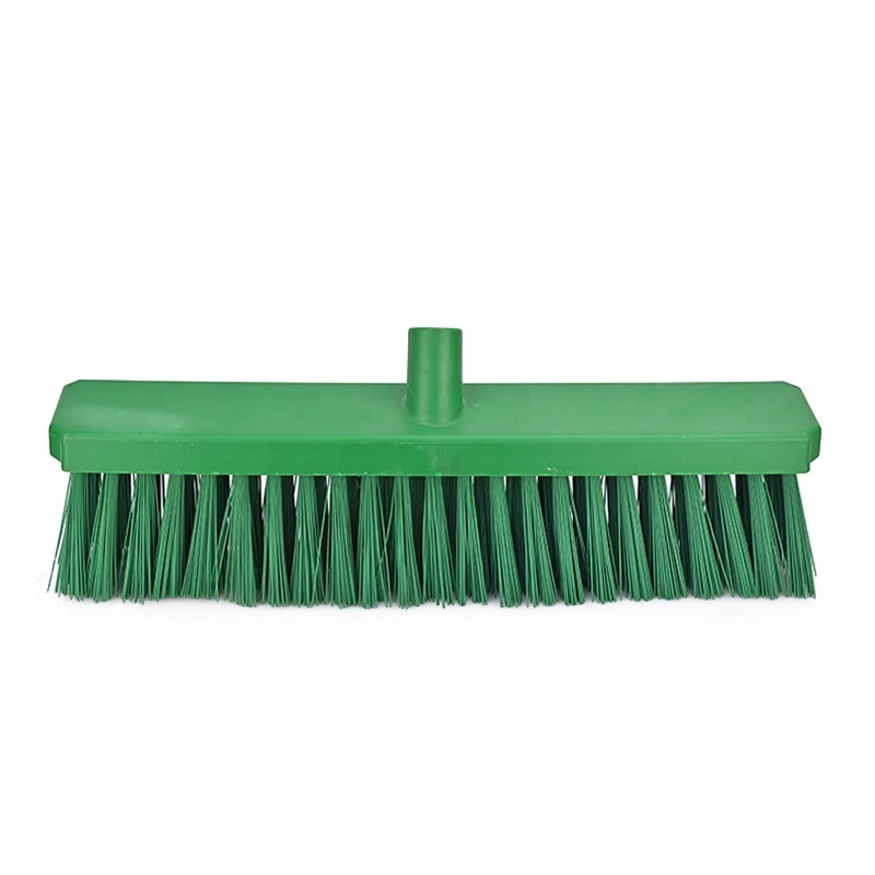 Shianku Food Grade Plastic Strong Broom Brush Cleaning Broom Brush Head With Handle For Cleaning