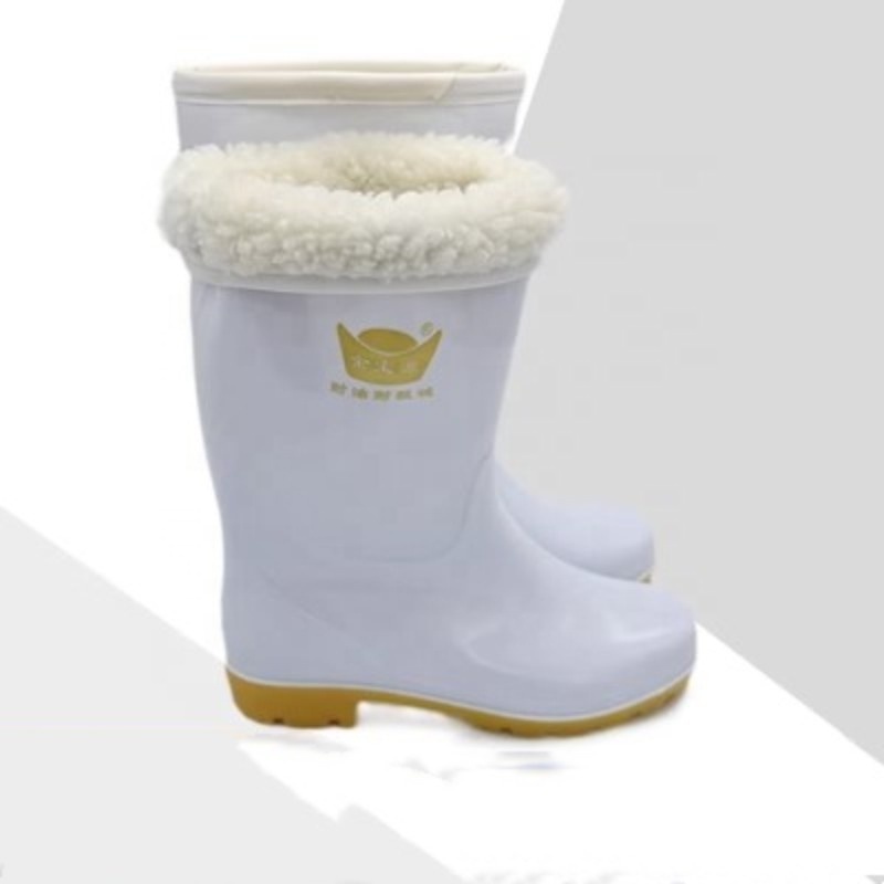 Shianku Cotton Boots Fisheries Industry Workshop Water Proof Boots Working Water Boots