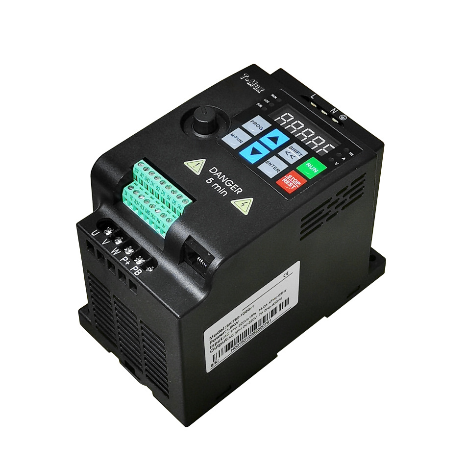 220v 2.2kw Vector Inverter VFD Frequency Converter 3 Phase Variable Frequency Drive Motor Speed Control