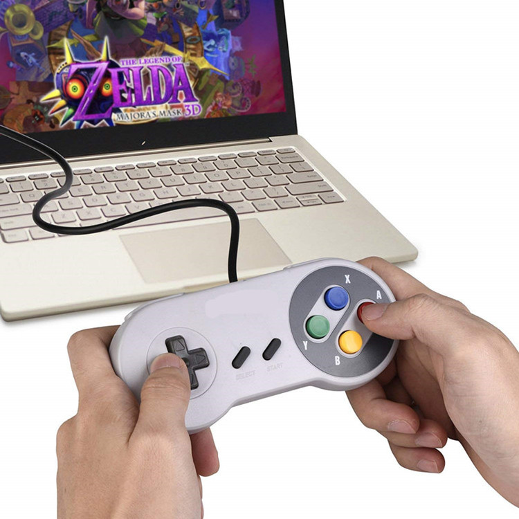 Classic USB Game Controller for SNES Wired Gamepad for SNES Mini Joypad for Nintendo