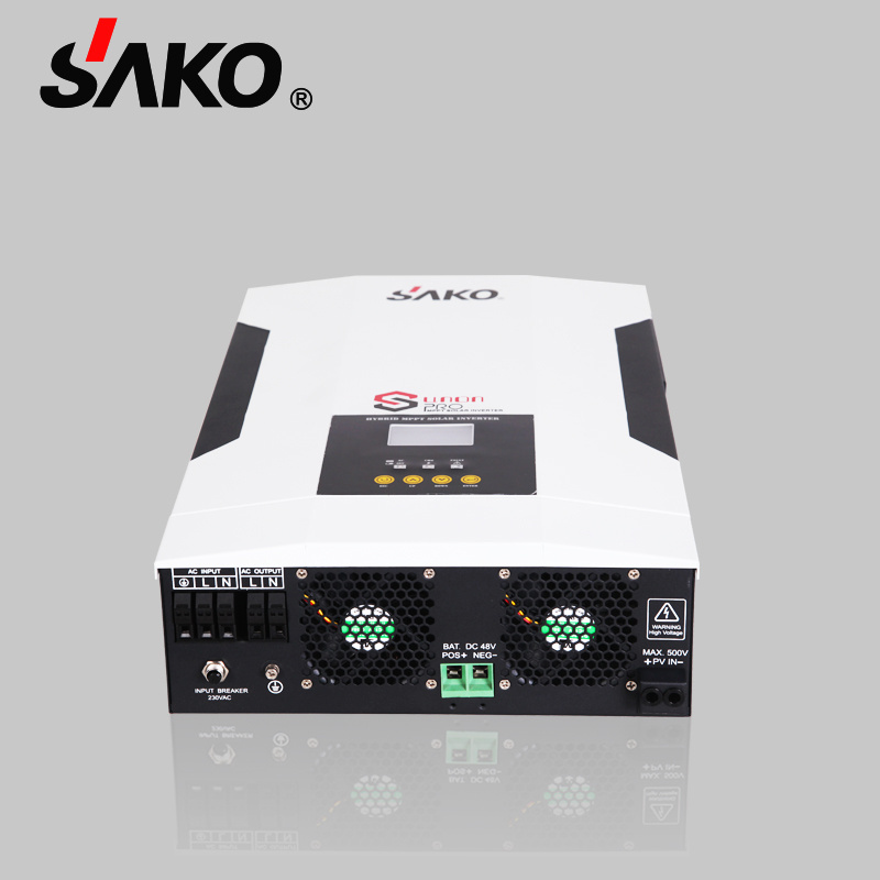 Sako Sunon Pro 5500W Off Grid Power Inverter Mppt Pure Sine Wave For Solar System 48V 5000W 5Kva Hybrid Solar Inverter 5Kw