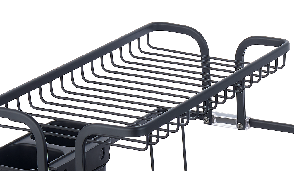 Hot Sale Rustproof Aluminum Kitchen Dish Rack Plates Holder Sink Dish Drainer Kitchen Dryer