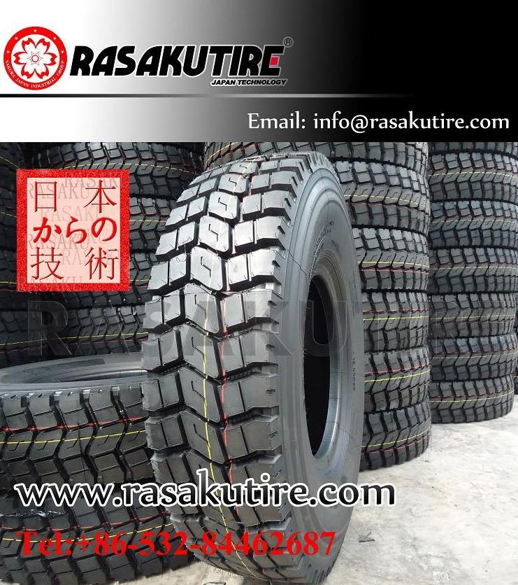 750R16 825R20 900R20 1000R20 evergreen truck tire