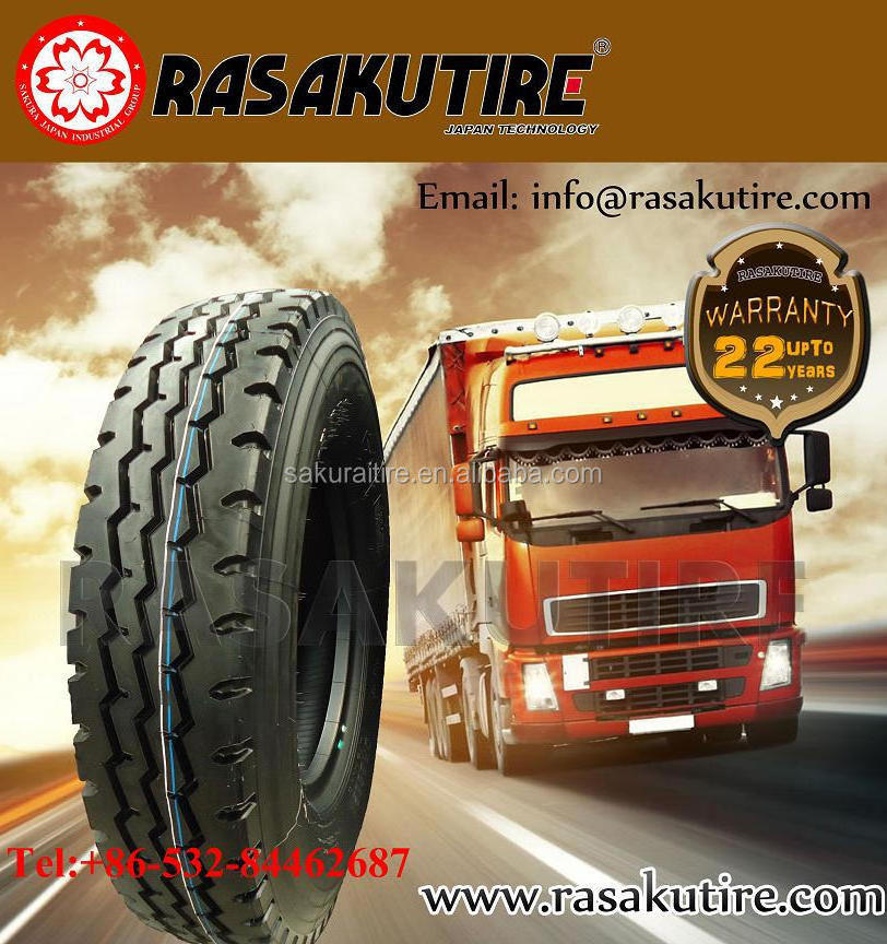 1100R20 yokohama brand truck tires