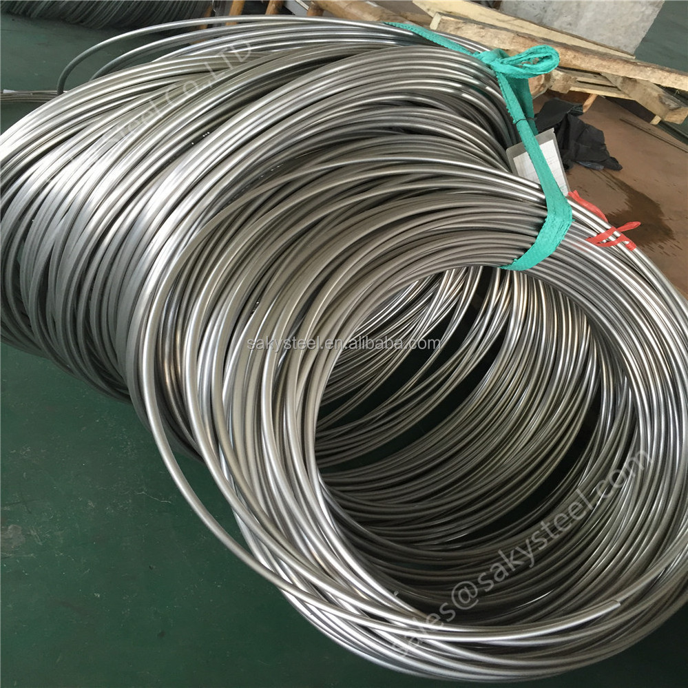 hot sale factory 304l seamless stainless steel coiled tubing best price