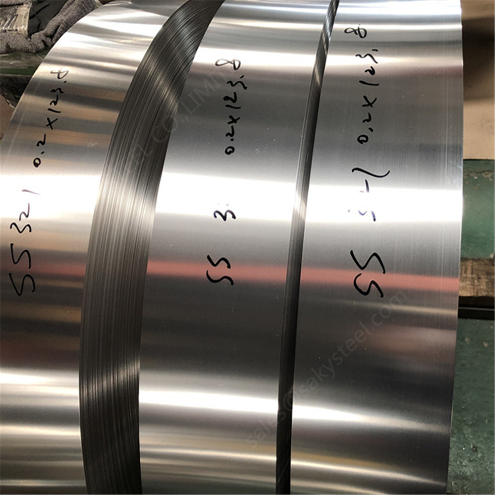 ASTM SS 201 202 301 304 304L 309S 316 316L 409L 410S 410 420J2 430 440 Stainless Steel Strips/band/Belt/Coil