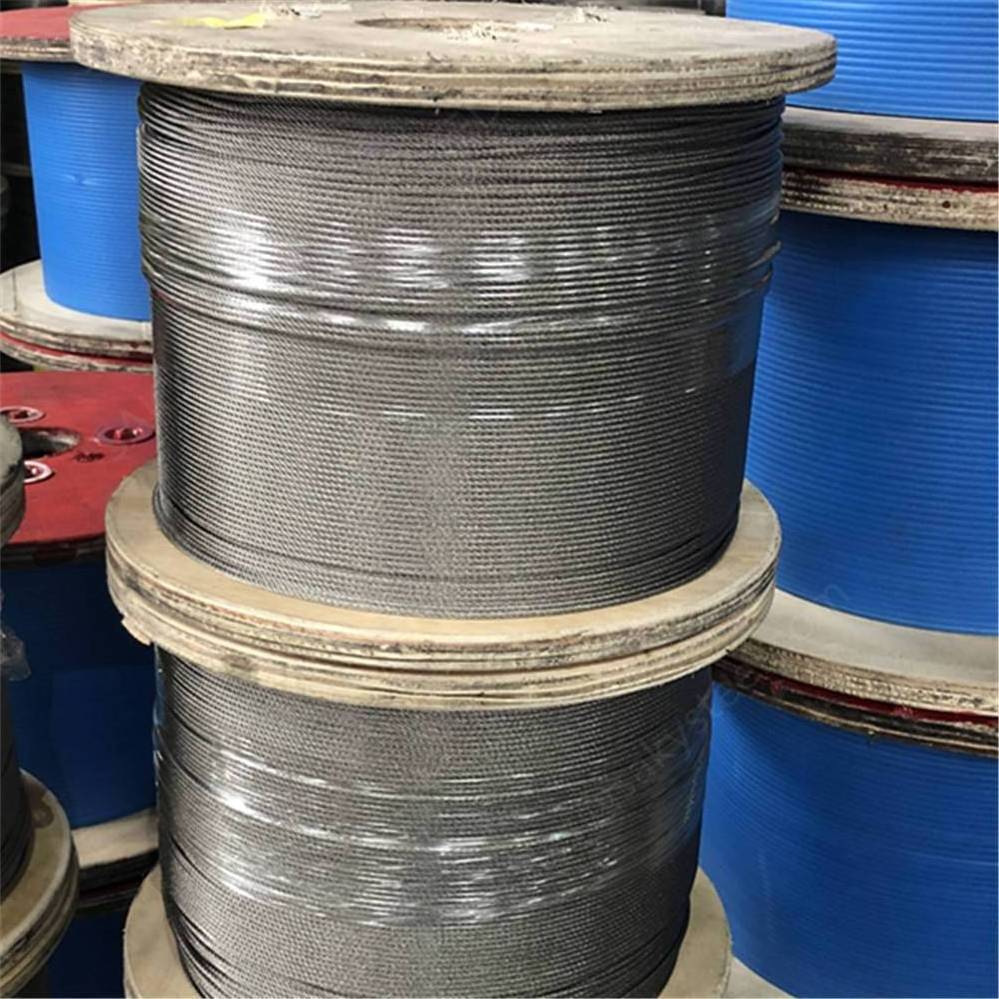 Petroleum petrochemical Inox Cable AISI304 304L 316 316L Steel Cable Ropes 6x36SW+IWRC 6x36SW+FC Stainless Steel Wire Rope