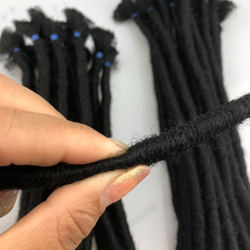 Wholesale Hair Dreadlock Extensions Afro Kinky Hair loc Extensions Remy Dreadlocks Braiding Hair