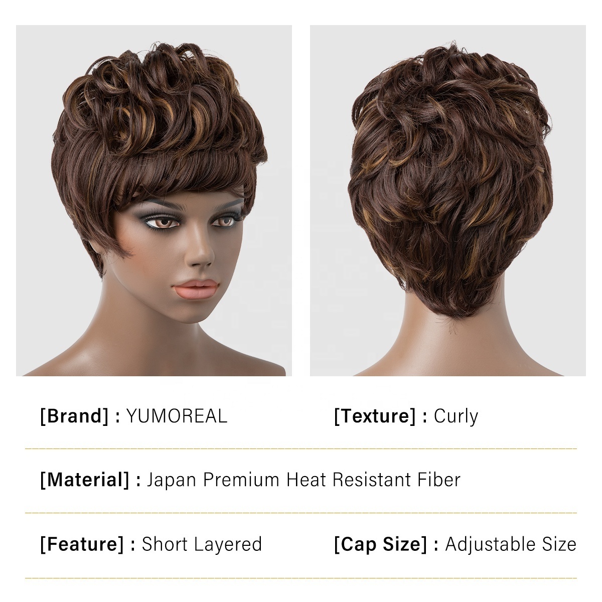 Wholesale Cheap Curly Pixie Cut Full Lace Wigs Short Hair Natural Premium Synthetic Lace Wig Hair Products For Black Women