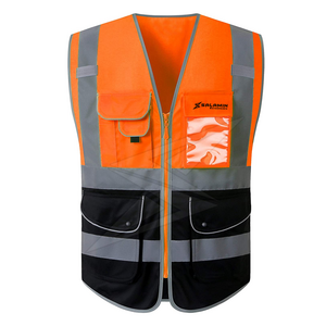 New Design Unisex Safety Vest High Visibility Reflective Vest Jacket