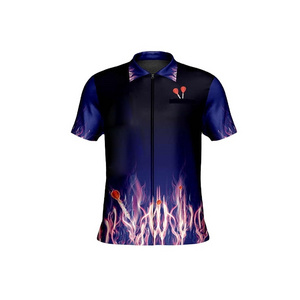 High Quality Custom Team Dart Sport Shirt for Men Personalised Design with Button Up OEM Service Available Model YE-SJ-DJ-6017