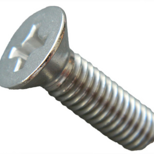 ASME B18.6.3 100 Degree Flat Countersunk Head Cross Recessed Machine Screw