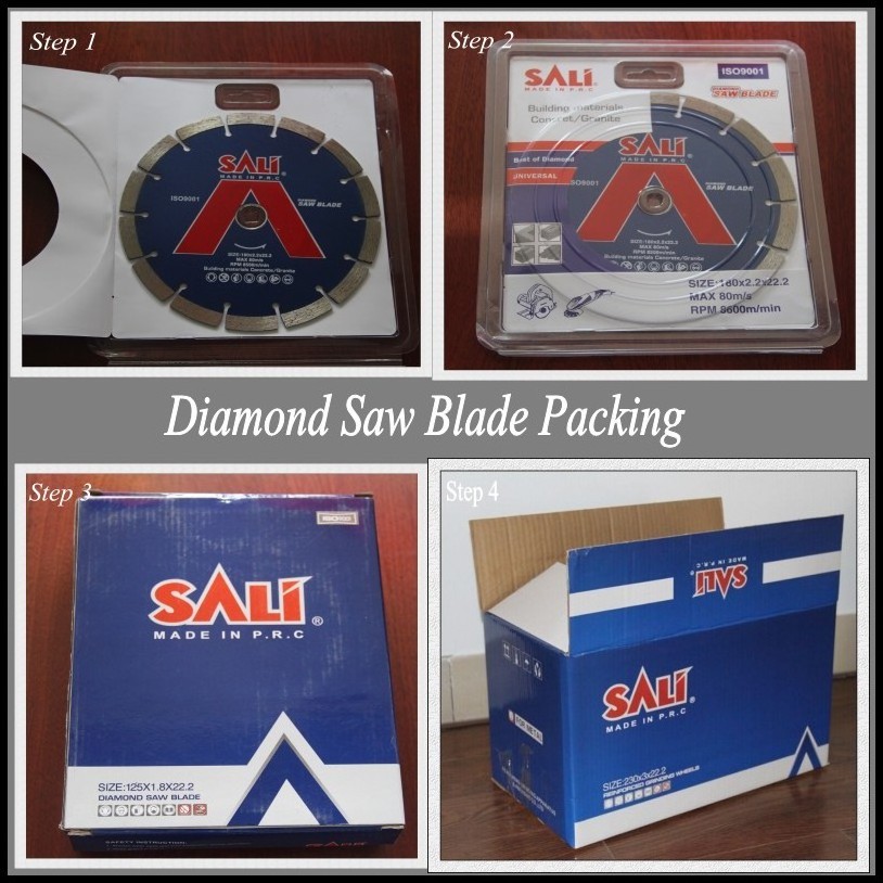 SALI brand high quality abrasive disc continuous rim diamond saw blade with OEM ISO9001