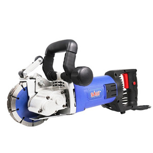 SALI 135mm concrete groove cutting machine wet dry segmented electric wall chaser machine