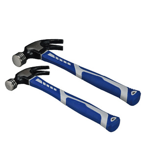 SALI Claw hammer 0.25kg 250g Multifunctional hammer 5# carbon steel head with double Fibreglass Shaft PP+TPR handle