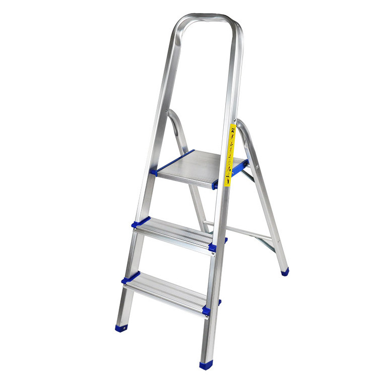 Multipurpose Safety Step 1.2mm thickness aluminum Ladder Portable Household Folding Ladders stand