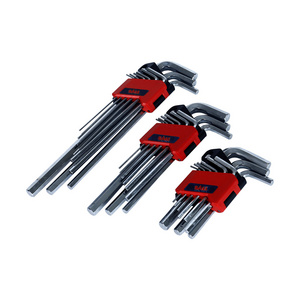 SALI - Hex Key Allen Wrench Set 9 pcs Allen Key Set Tools 1.5mm-10mm Metric Long Arm Hexagon Wrench for DIY Bike and Motorcycle