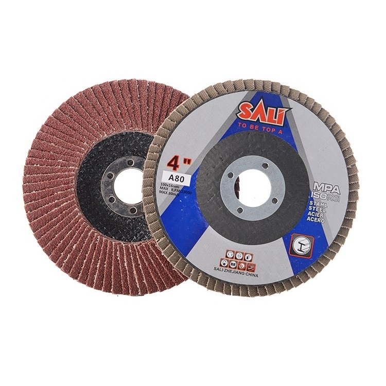 SALI 100 mm x 16 mm Aluminum oxide flap disc