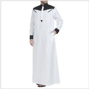 Wholesale Cheap Arabic Winter Muslim Men Clothing Islamic Dress Al Aseel Saudi  Moroccan Thobe Men Muslim