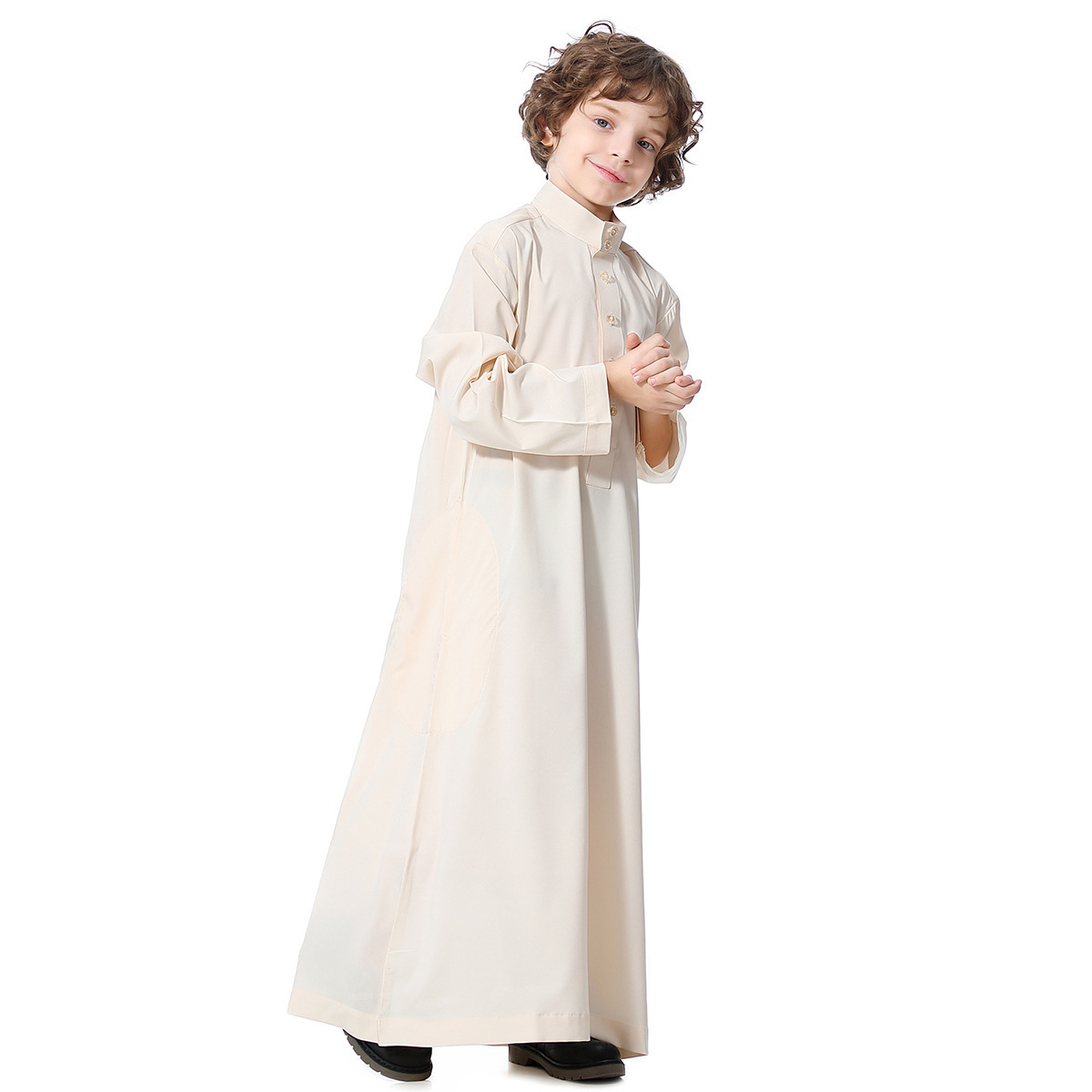 Wholesale Traditional Islamic Thobe For Children Middle East  Al Daffah Thobe Moroccan Jubba Boys Thobe