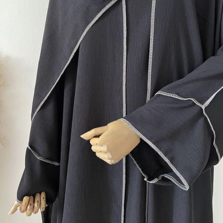 Modest Muslim Women Islamic Clothing Arab Jilbab And Inner Dress 3 Piece Set Kimono Cardigan Robe Dubai Open Abaya Set