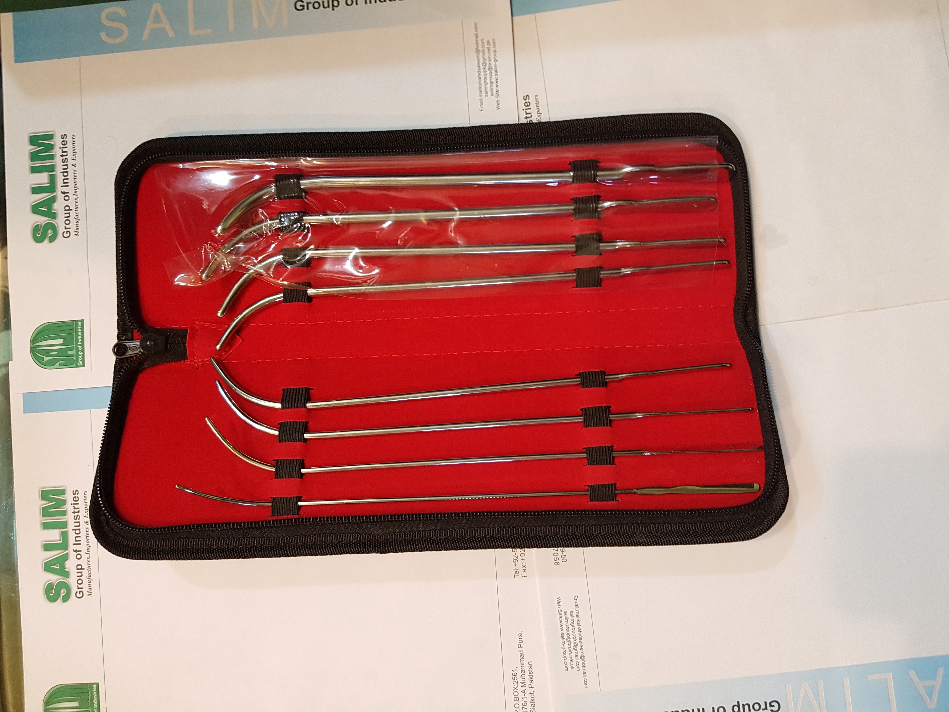 Van Buren Dilator Urethral Sound Set PK MIRROR or Satin FINISH The Basis of Surgical Instruments Class I Salim-group