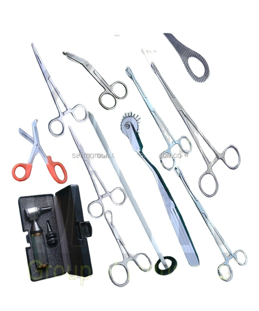 Bandage Scissor,Pinwheel, Forceps,Towel Forceps and Sponge Forceps