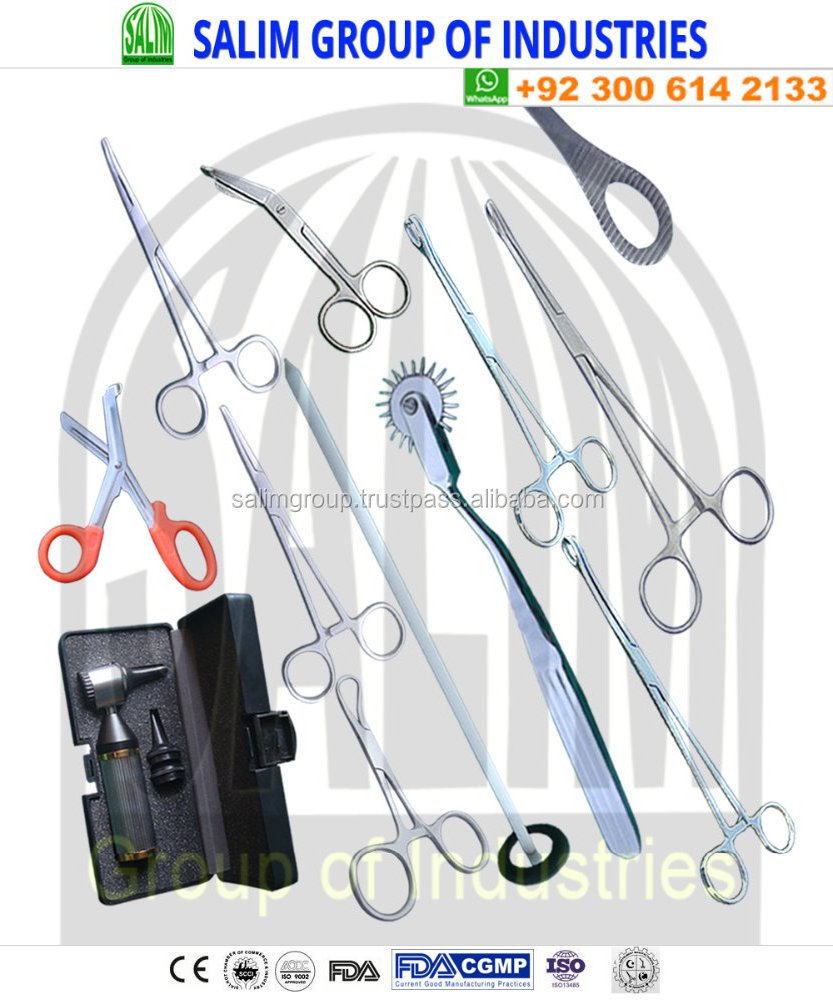 Bandage Scissor,Pinwheel, Forceps,Towel Forceps and Sponge Forceps