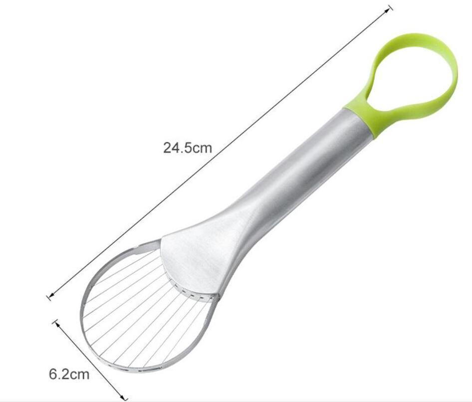 2023 New Stainless Steel Avocado Slicer 3-in-1 avocado slicer Kitchen Tools Promotion