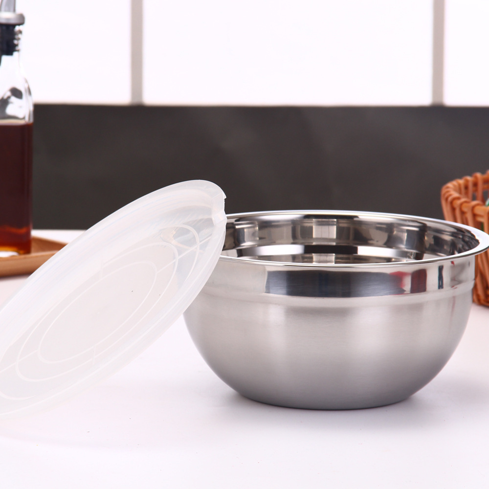 Hot Selling New Type Stainless Steel Mixing Salad Bowl with Lid