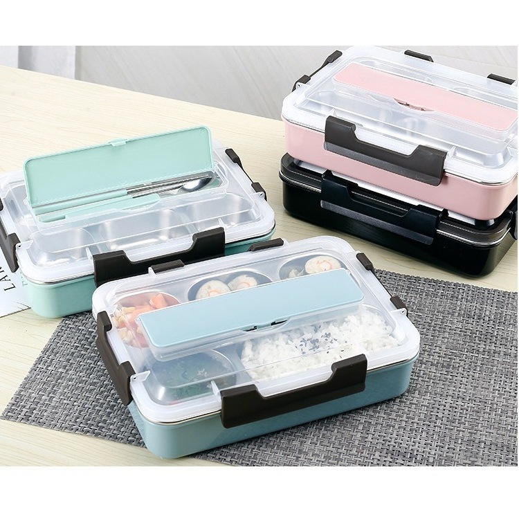 Eco Friendly One Layer Stainless Steel Bento Home Goods Lunch Boxes with 1-3L Wholesale Tiffin Circular