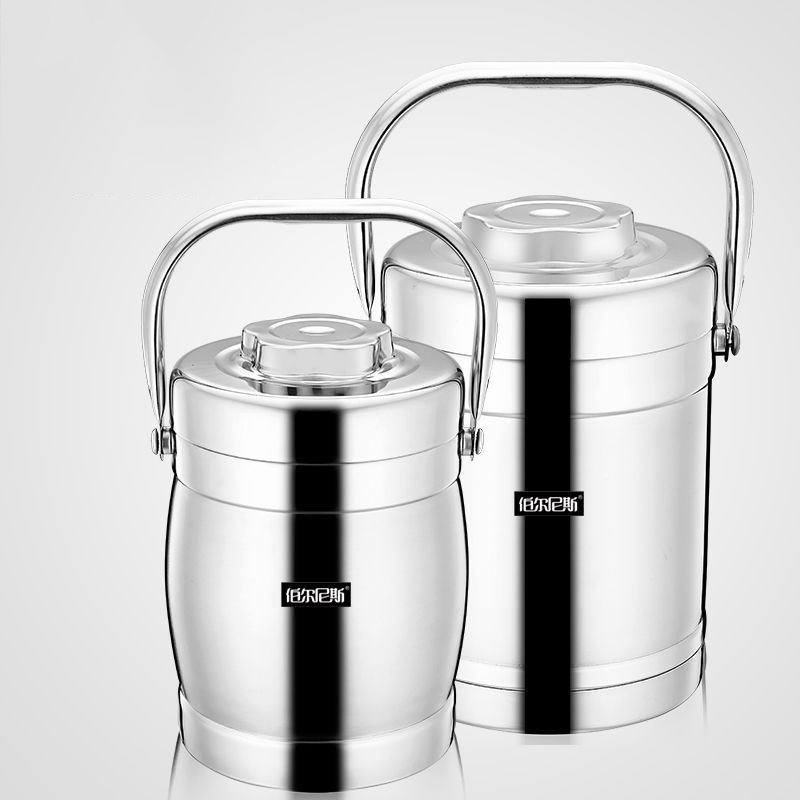 2022 Ghana market stainless steel Insulated soup barrel heat preservation  pot 1.6L 2.0L