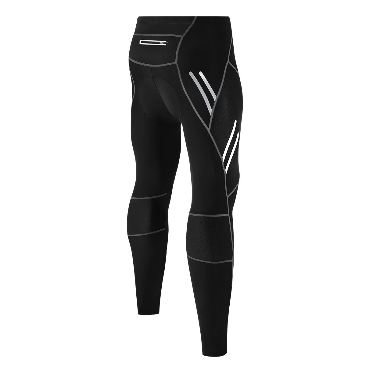 Plus Size Men Outdoor Mountain Bike Pants Bicycle 3D Padded Compression Spin Legging Cycling Bib Pants Tights