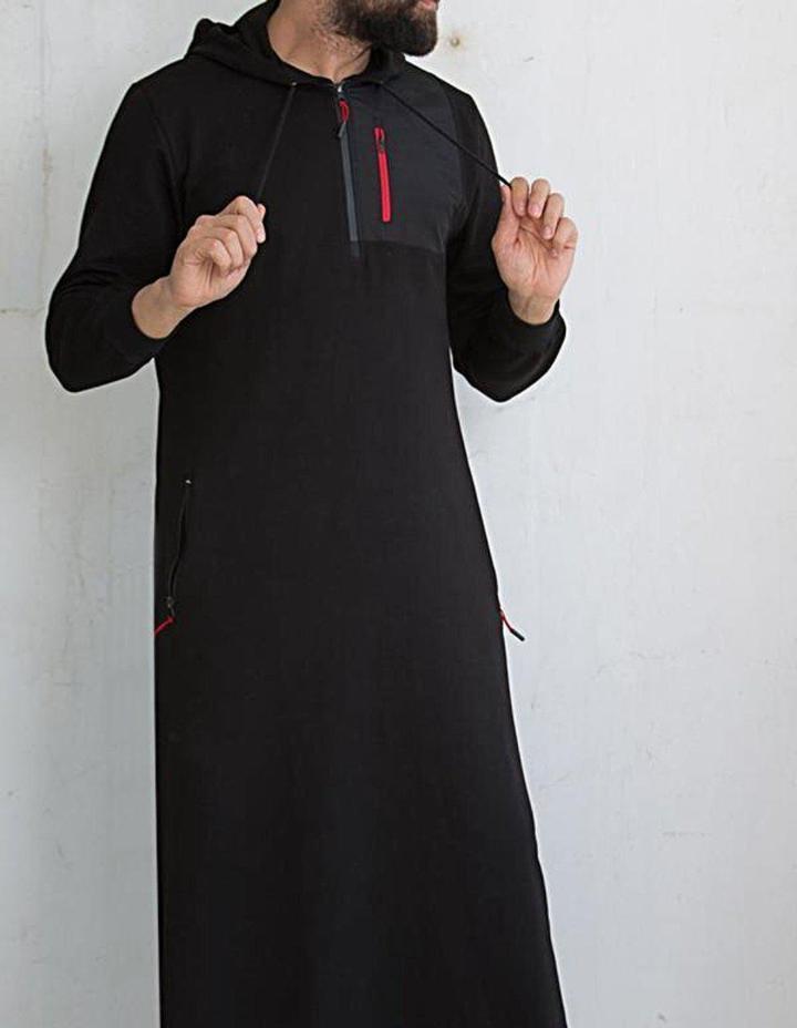 Islamic Muslim Men Thobes High Quality Dubai Arabic Kaftan Long Sleeve Jubba Middle East Robe Clothing