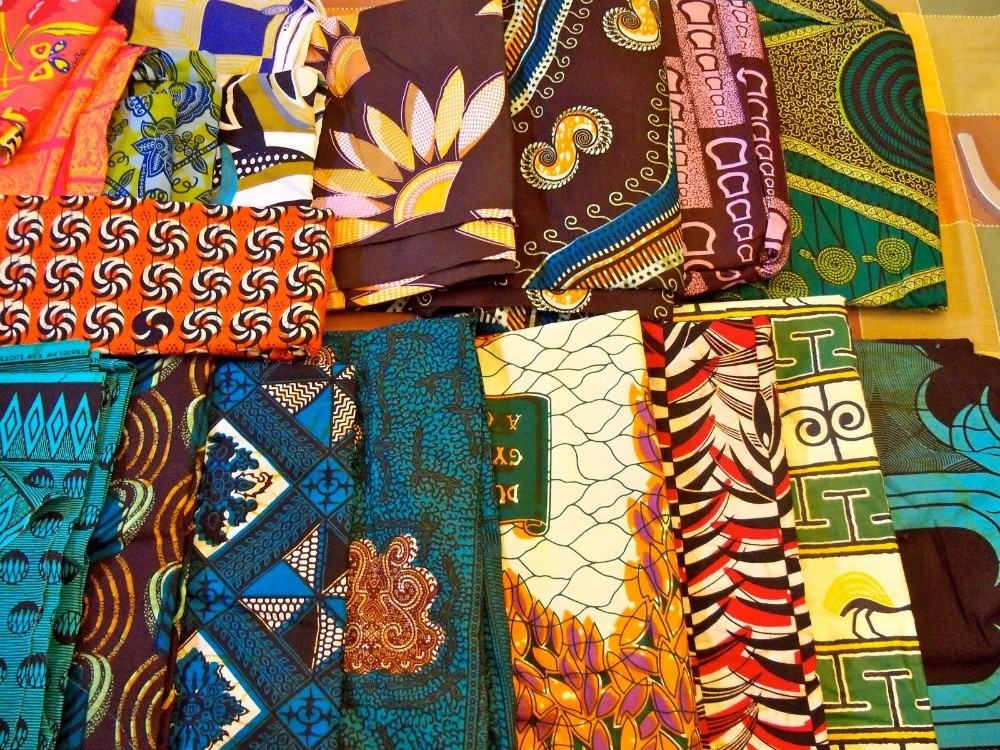 African Cotton Printed Fabric Khanga Kitenge