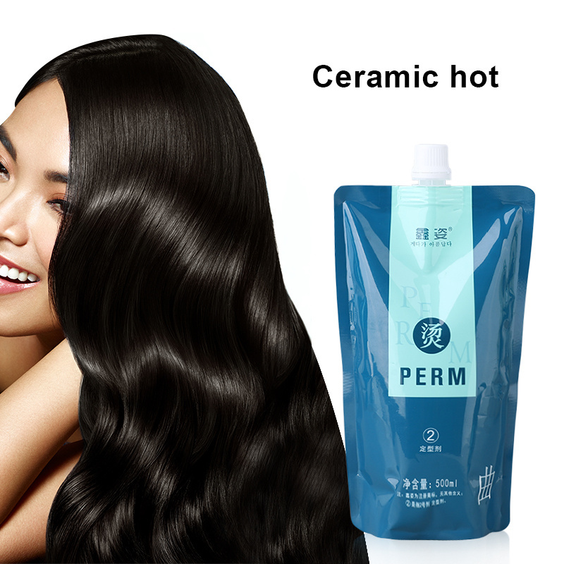 Salon-Specific Ion Perm Lotion Direct Hair Styling Agent for Straightening Perm Solution Ceramic Perm Cream