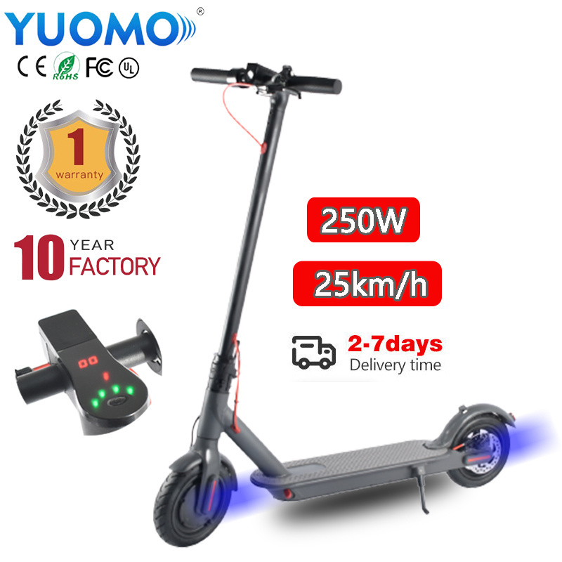 2 Wheel Cheap Foldable Hot Sale 8.5 Inch 36V 250W Scooter Electric For Adults Wholesale / High Speed Electric Scooter