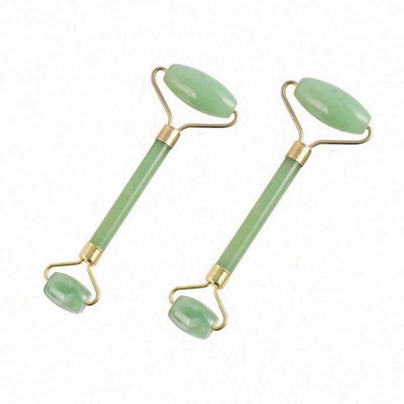 Private Label Custom Logo Guasha Stone Jade Roller for Face Beauty Boards Gua Sha Jade Roller