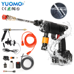 Cordless Portable High Pressure Electric Car Washer Gun With 24V Rechargeable Battery Power Car Wash Foam Gun