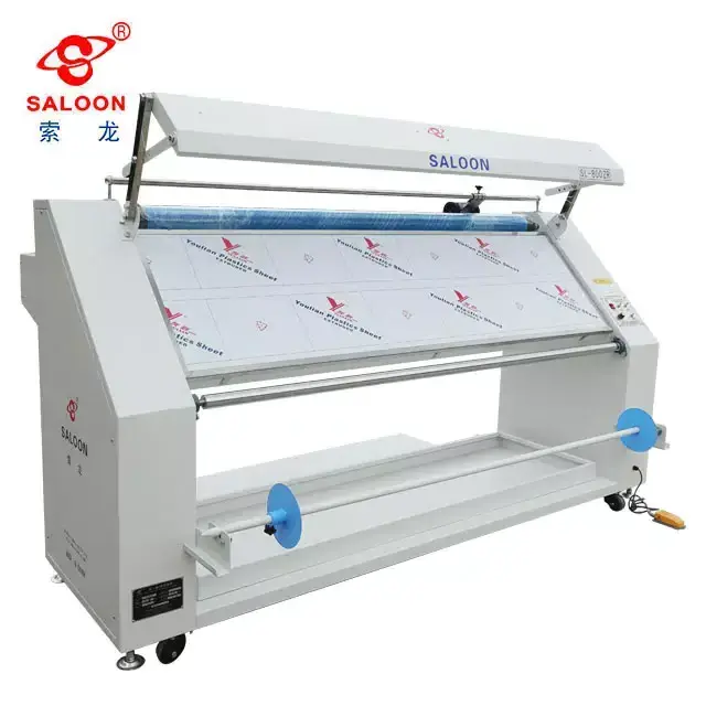 Factory Outlet Spreading Cloth Roll Tatting Fabric Inspecting Machine