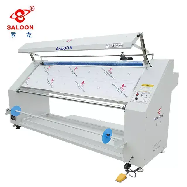 Factory Outlet Spreading Cloth Roll Tatting Fabric Inspecting Machine