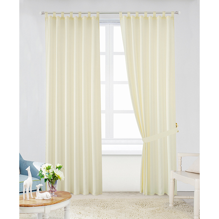 Hot Selling Sunshade Curtains Wide Tab Top Sunlight Blocking Outside Curtains for Porch, Pergola, Gazebo, Cabana