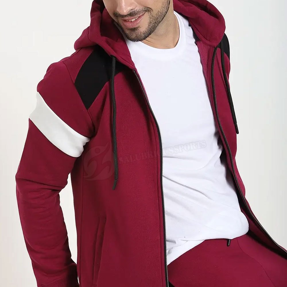 High Quality Street Wear Over Size Wholesale Hoodie Fashion Clothing Man Blank Zipper Hoodies