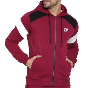 High Quality Street Wear Over Size Wholesale Hoodie Fashion Clothing Man Blank Zipper Hoodies