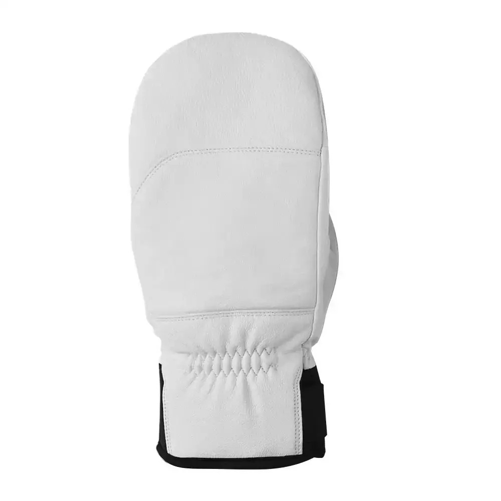 Custom Cold Weather 3M Thermal Windproof Waterproof Reinforced Patch Leather Mittens Glove For Unisex