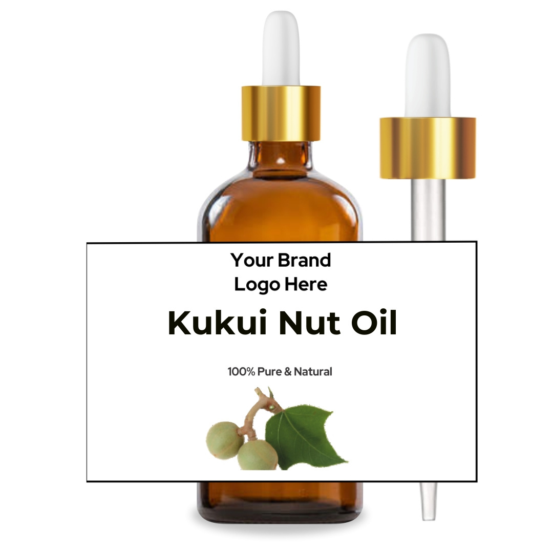 Kukui Nut (Aleurites moluccanus) Premium Private Label OEM Carrier Oil