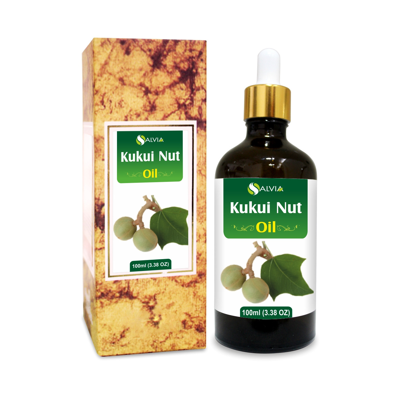 Salvia Kukui Nut Oil 100% Pure And Natural Lowest Price Customized Packaging Available