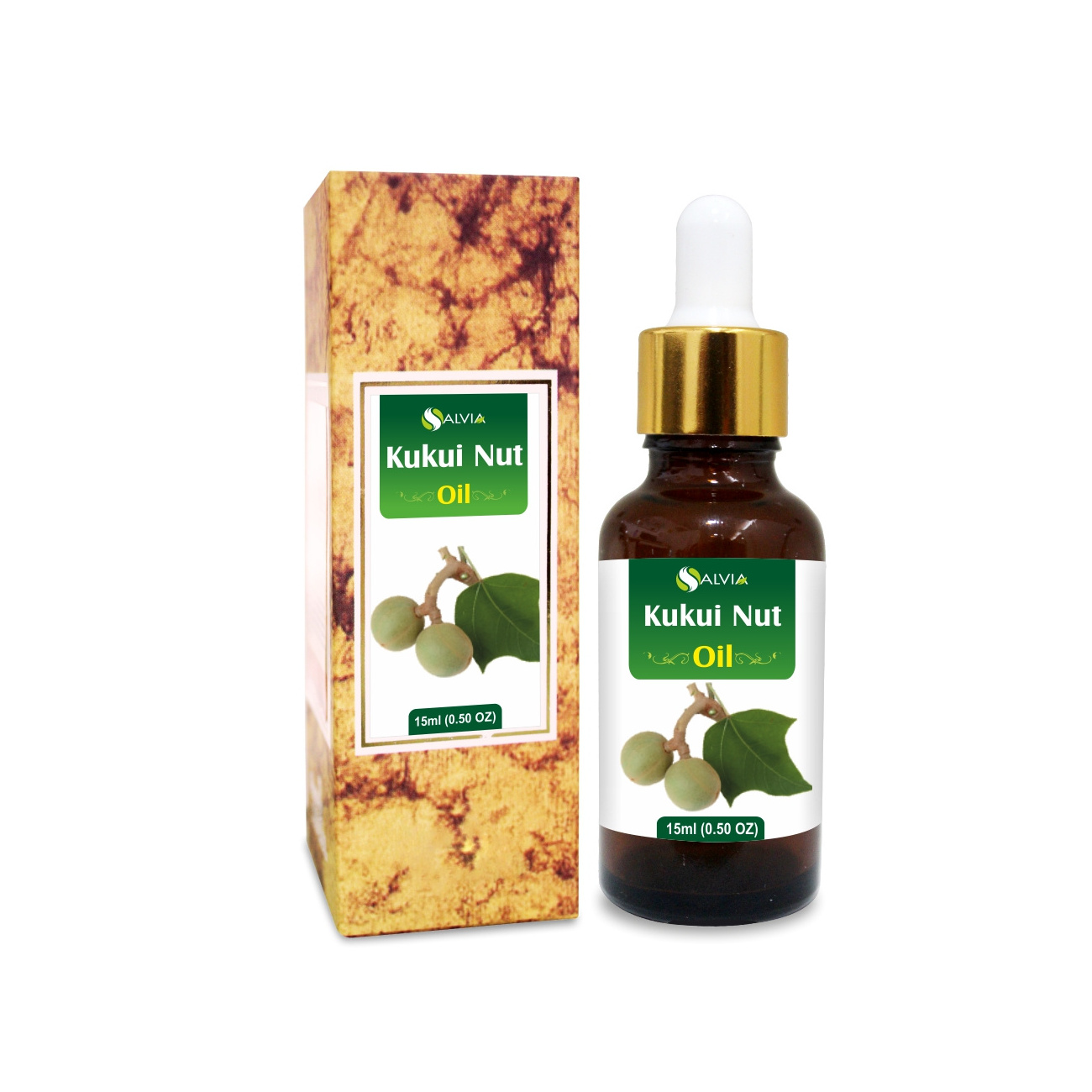 Salvia Kukui Nut Oil 100% Pure And Natural Lowest Price Customized Packaging Available