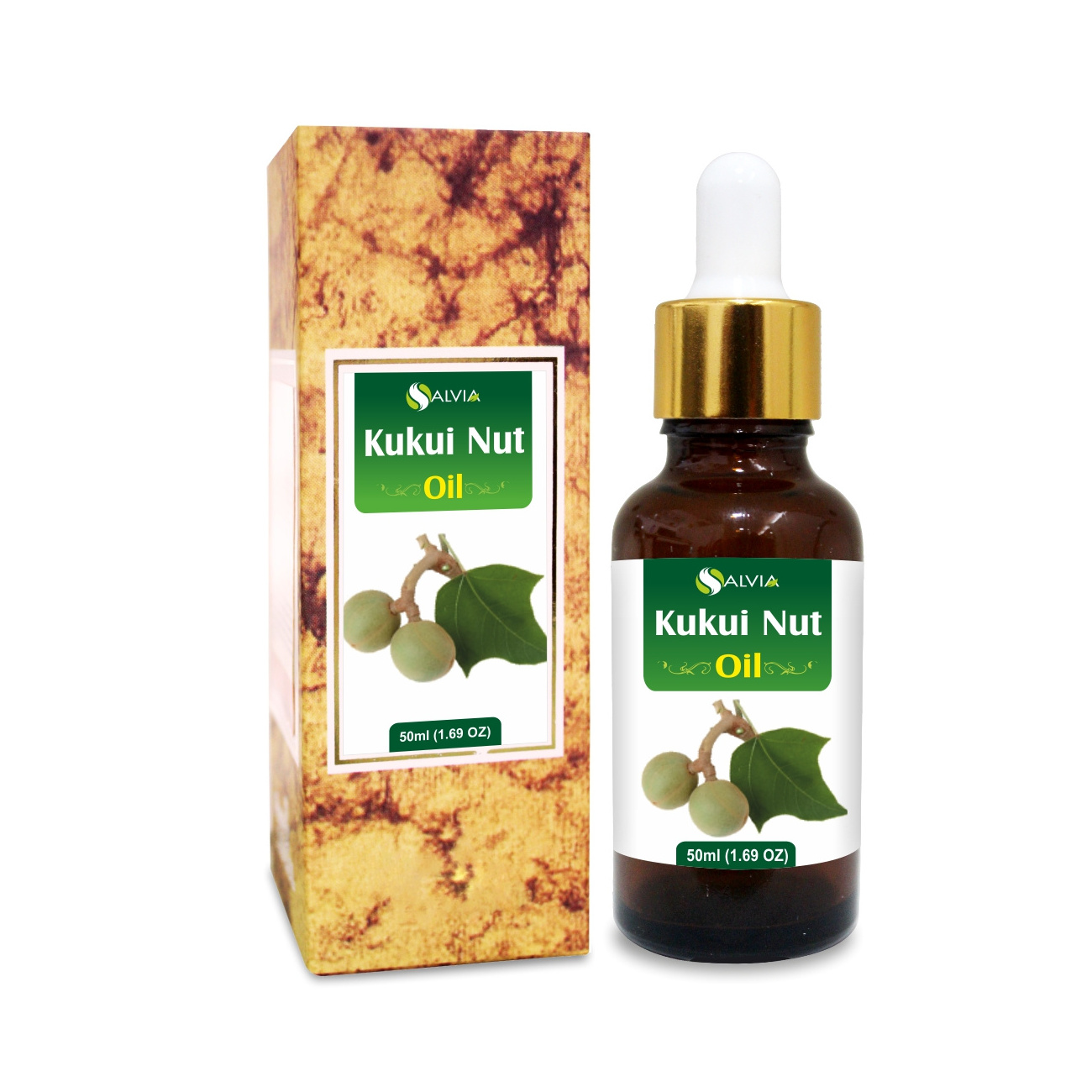 Salvia Kukui Nut Oil 100% Pure And Natural Lowest Price Customized Packaging Available